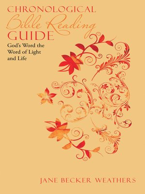 cover image of Chronological Bible Reading Guide